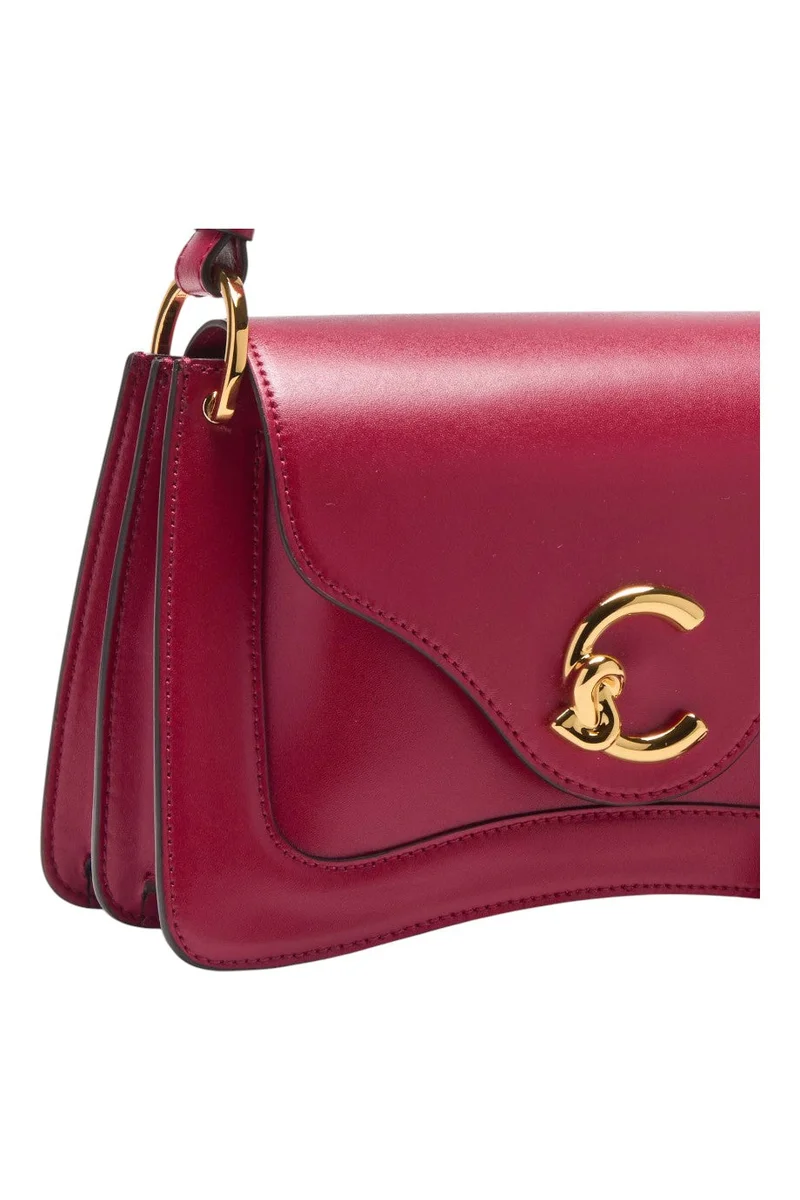 COCCINELLE Red C-Me Calf Top Handle Bag Small for Women | Best Price UAE